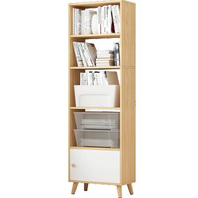 China (Other) Small Adjustable Wall Cabinet for Bedroom Storage Single Shelf Narrow Bookcase for sale