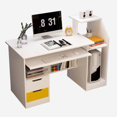 China Other Simple Desk Student Learning And Writing Simple Computer Table Home Computer Desk With Shelf for sale