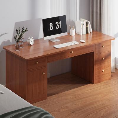 China Other Modern Small MDF Computer Desk Study Table Office Computer Writing Table Top Table With Home Office Cabinet for sale