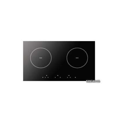 China Heating Power Saving 730*430 Black Glass Boiling Protection VC Built In Two Zone Induction Hob for sale