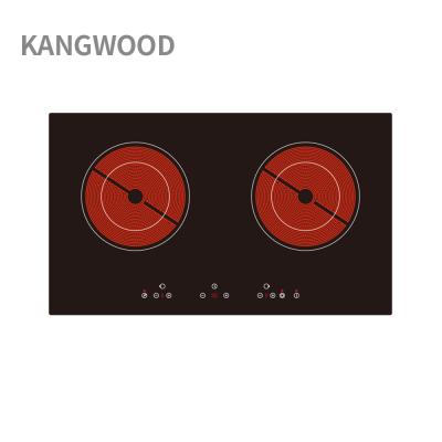 China High efficiency outdoor easy cooking cooker 2200w+2200w induction cooktop cooker double for sale