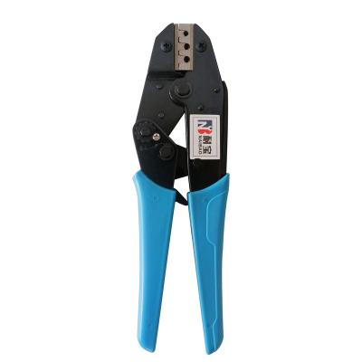 China Mini NB-0506 aviation crimping pliers with a ratchet labor-saving device for 0.5-6mm crimping for sale