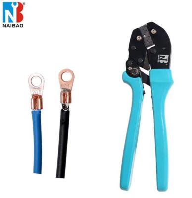 China Mini Adjustable Crimping Hand Pliers Electrical Wire Terminals Crimper Hand Tool Set for sale