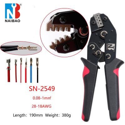 China Mini Factory outlet SN-2549 Terminal Crimping Tools Ferrule Crimping Tool Kit for sale