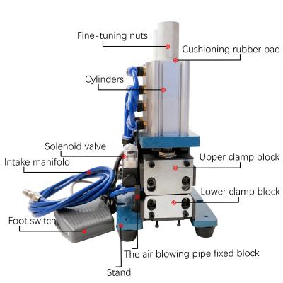 China Mini 3F Pneumatic peeling twisting machine outer jacket inner insulation stripping machine wire for sale