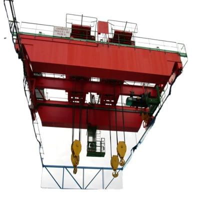 China General Purpose Double Beam Control Cabin Double Duty Crane Heavy Model QE Trolley QE EOT Crane for sale