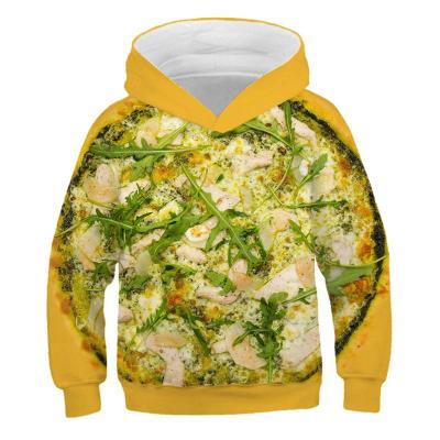 China 2020 Leisure Children's Use Food Pizza Funny Children's Sweater for sale