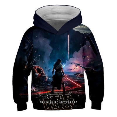 China QUICK DRY Warm Up Kids New Blockbuster: Skywalker Rise 3D Printed Kids Apparel Sweatshirt for sale