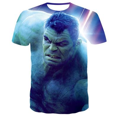 China Endgame 3D Print Anti Shrink T-shirt Superhero Movie Hero T-shirt Short Sleeve Tee 3D Printed Men Clothing Marvel T-shirts for sale