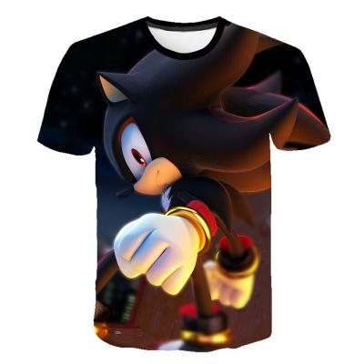 China Mario Supersonic Sonic 3D Girls Anti-Shrink Funny T-shirts Print Clothes Kids T-shirts Boys Costume Children Clothing Kids for sale