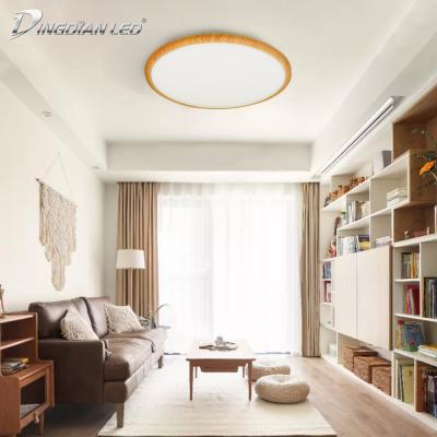 China NEW AC220V 40W AC220V 40W Dustproof Clear 3 Colors Dingdian LED Acrylic Wood Printing Dimmable/White Body 3 Dimmable Led Ceiling Lights For Bedroom for sale