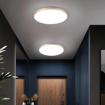 China Modern Ultra Thin Bathroom LED Ceiling Lights Dusty Proof AC220V 32W Dingdian Ultrathin LED Panel Ceiling Lights Easy Installation NEW for sale