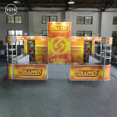 China Yes Tawns 3x6 Portable Trade Show Used Tension Fabric Display Rack for sale