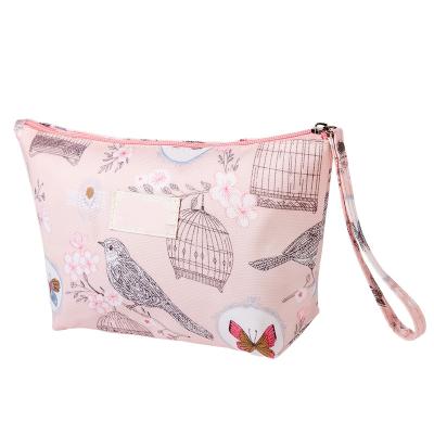 China High Quality Double Sided Travel Set Cosmetics Bag Organic Zipper Cosmetic Storage Bag Small Logo Ladies Cosmetic Bag With Luxury Private Label for sale