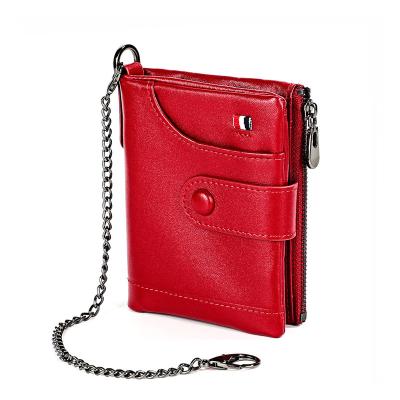 China Fashionable Vintage Fashionable Men's Wholesale RFID Genuine Leather Cowhide Leather Short Wallet High Quality Custom Made Convenient Short Wallet for sale