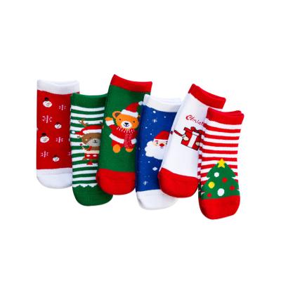 China Amazon QUICK DRY Hit Cotton Christmas Socks Organic Cartoon Kids Socks Quick Shipping Socks for sale