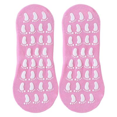 China Outdoor Mens Womens Sports QUICK DRY Sweat-absorbent Socks With Grips Non Slip Grips Wholesale And Custom Socks for sale