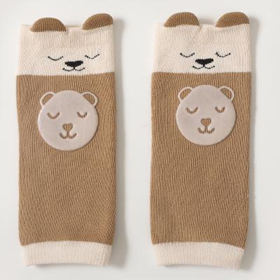 China QUICK DRY Cute Knee Warmer Cute Knee High Bear Baby Kids Winter Bear Stocking Wool Bumps Leg Warmers Wholesale for sale