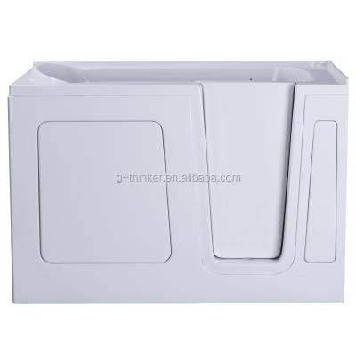 China Soaking& Portable Freestanding Massage Walk In Bathtub With Seat For The Elderly And Disabled Plastic Adult Bathtub With Door For Adult for sale