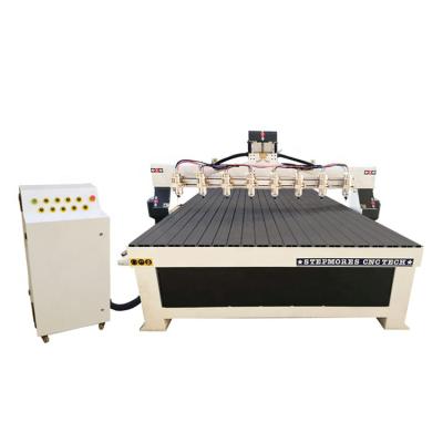 China Chair Legs New 8 Heads 2200W Spindle Wood CNC Router Machine for sale