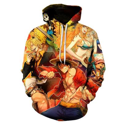 China Anti-wrinkle wholesale drop/winter anime custom pattern colorful 100% quality plus size heavy men's unisex hoodies for sale