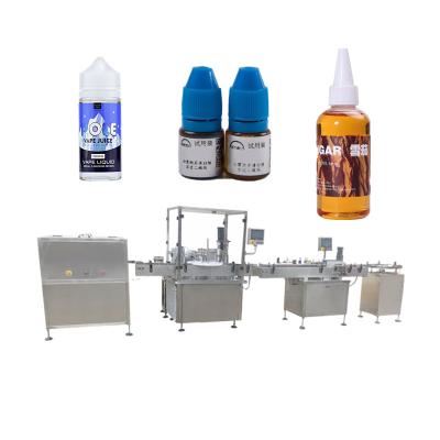 China Small Essential Oil 10ml 5ml Beverage Dropper Bottle Filling Machine Automatic Bottle Filling Capping Machine for sale