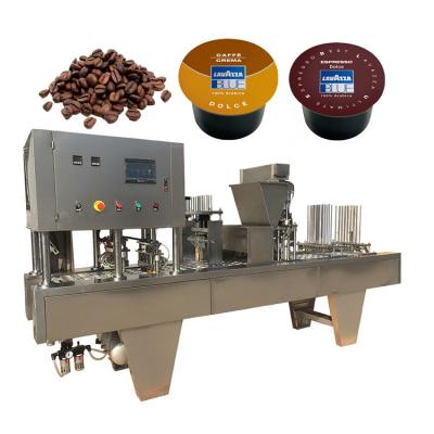 China Beverage Shanghai Factory Automatic Aluminum Nespresso Coffee Capsules Filling Sealing Machine for sale