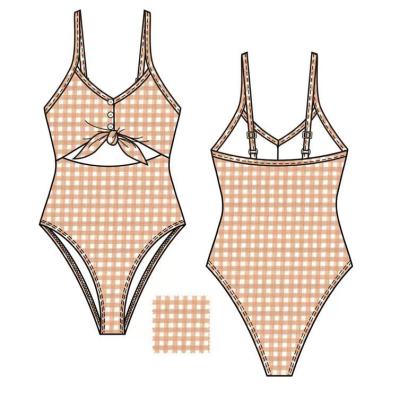 China Breathable High Quality Custom Sexy One-Piece Bikini Swimwear Women Swimsuit ODM/OEM Sling Bikini Swimming Suit for sale