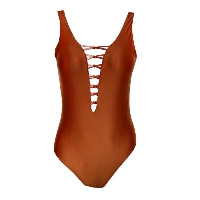 China OEM/ODM Breathable Custom One Piece Swimsuit Factory Swimwear China Leather Swimwear For Women Swimsuit Beach Wear for sale