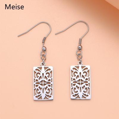 China Other Yiwu Coqi style retro earrings accessories stainless steel geometric earrings MS0159 retro jewelry style for sale