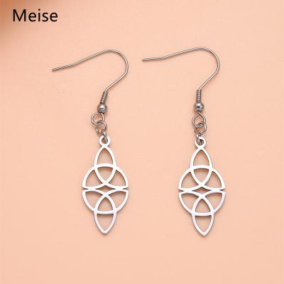 China Other Yiwu Coqi Retro Style Stud Earrings Accessories Stainless Steel Geometric Stud Earrings MS0160 for sale