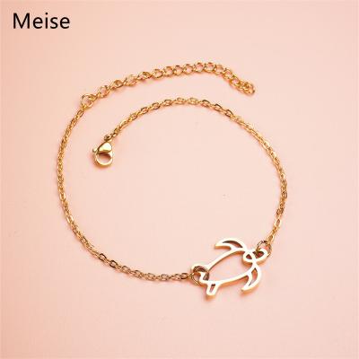 China Yiwu Coqi MS0150 Fashion Tortoise Charm Bracelet Jewelry Stainless Steel Hot Selling Bracelet Small for sale