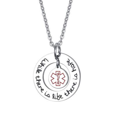 China OTHER Exclusive Yiwu Coqi YHM0863 Medical Alert Necklaces And Pendants For Women Jewelry for sale