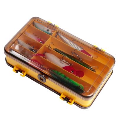 China Outdoor Sports Fishing Lure Box Plastic Fishing Lure Hook Bait Hook Fishing Tackle Storage Case Hard Plastic Box In Stock for sale