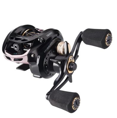 China Top Quality Ultralight Metal Magnetic Brake Bait Cast Saltwater Fishing Reels Cast Fishing Bottom Reel for sale