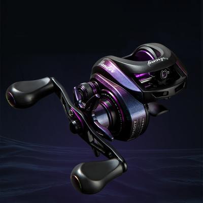 China metal & New Arrival Carbon Chameleon Reels 19+1BB PESCA 8kg Drag Baitcasting Reel Baitcasting Magnetic Fishing Reel 8.0:1 for sale