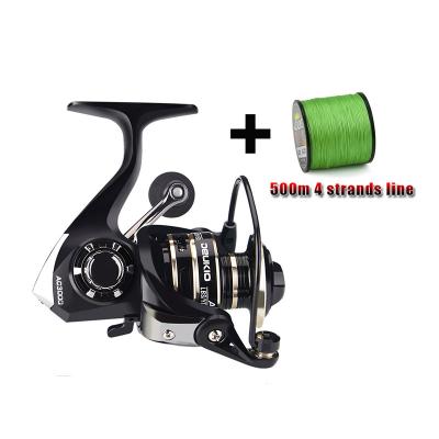 China Alloy Stainless Steel Special Offer Fishing Tackle Coil Sea Fishing Reel Combo Spinning Trolling Fishing Line Combo Set In Stock for sale