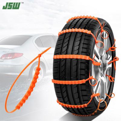 China 10 Pcs Car Anti-Skid Snow Chains/China Wholesale High Quality Rescue Nylon Wear Resistant Snow Chains Bag For Car Escape Anti-Skid Chain for sale