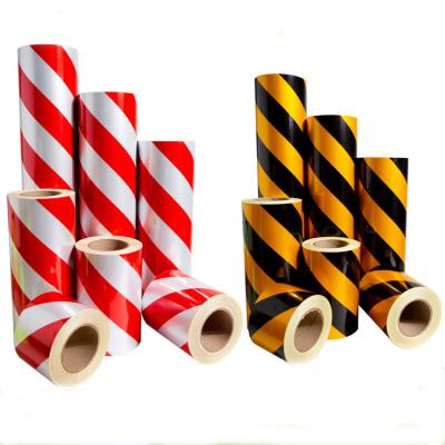 China Yellow and Black Reflector Sticker Reflector Non-trace Tape for sale