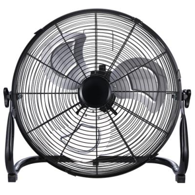 China 3 Inches 12 Speed ​​High Efficiency HJ-12AF High Speed ​​Metal Floor Fan Adjustable Blade Metal Electric Floor Fan for sale