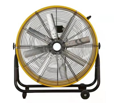 China Industrial Hotel Fan 8 Metal Blades 24 Inch Industrial Fans With Double Ball Bearing Motor HJ-24ID Industrial Ventilation Fan for sale