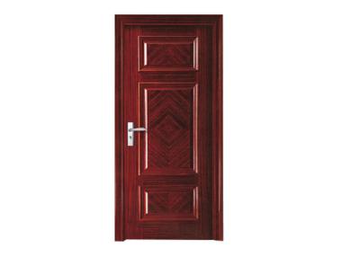 China Prehung Custom Exterior Doors , Oak Wood Veneer Painted Interior Panel Doors for sale