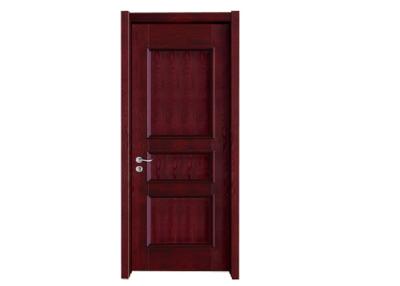 China Sound Insulation Interior Panel Doors , Wood Veneer Painted Oak Internal Doors for sale