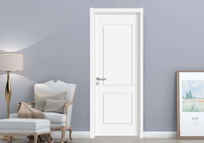 China Painted Internal Flush Doors , Customized Size White Flush Oak Veneer Internal Doors for sale