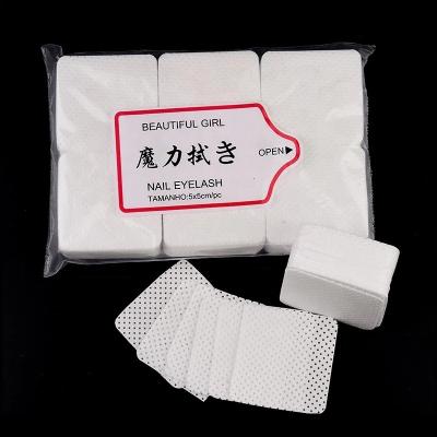 China Easy Apply New Design Nail Pliosh Remover Cloth Cotton Soft Absorbable Lint Free Cloths Nail Tools for sale