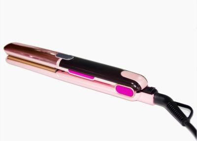 China Fast PTC Heating Pink Ceramic Straightener Hair Iron for sale