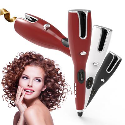 China Deep Wave PTC Hair Rotating Curling Iron Titanium Ceramic Coating for sale