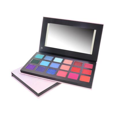 China Waterproof in 2022, the warm glitter eyeshadow is easy to color, and the waterproof palette has many colors. for sale