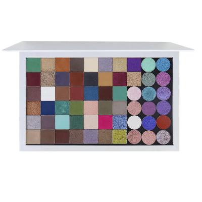 China Waterproof Empty Magnetic Square And DIY Round Private Label 60 Colorse Palette Makeup Eyeshadow Eye Shadow for sale