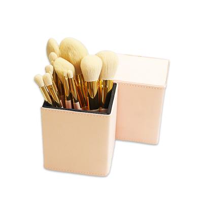 China Angular Blush Factory Makeup Beauty Product Makeup Brush Set Custom Pink Private Label for sale